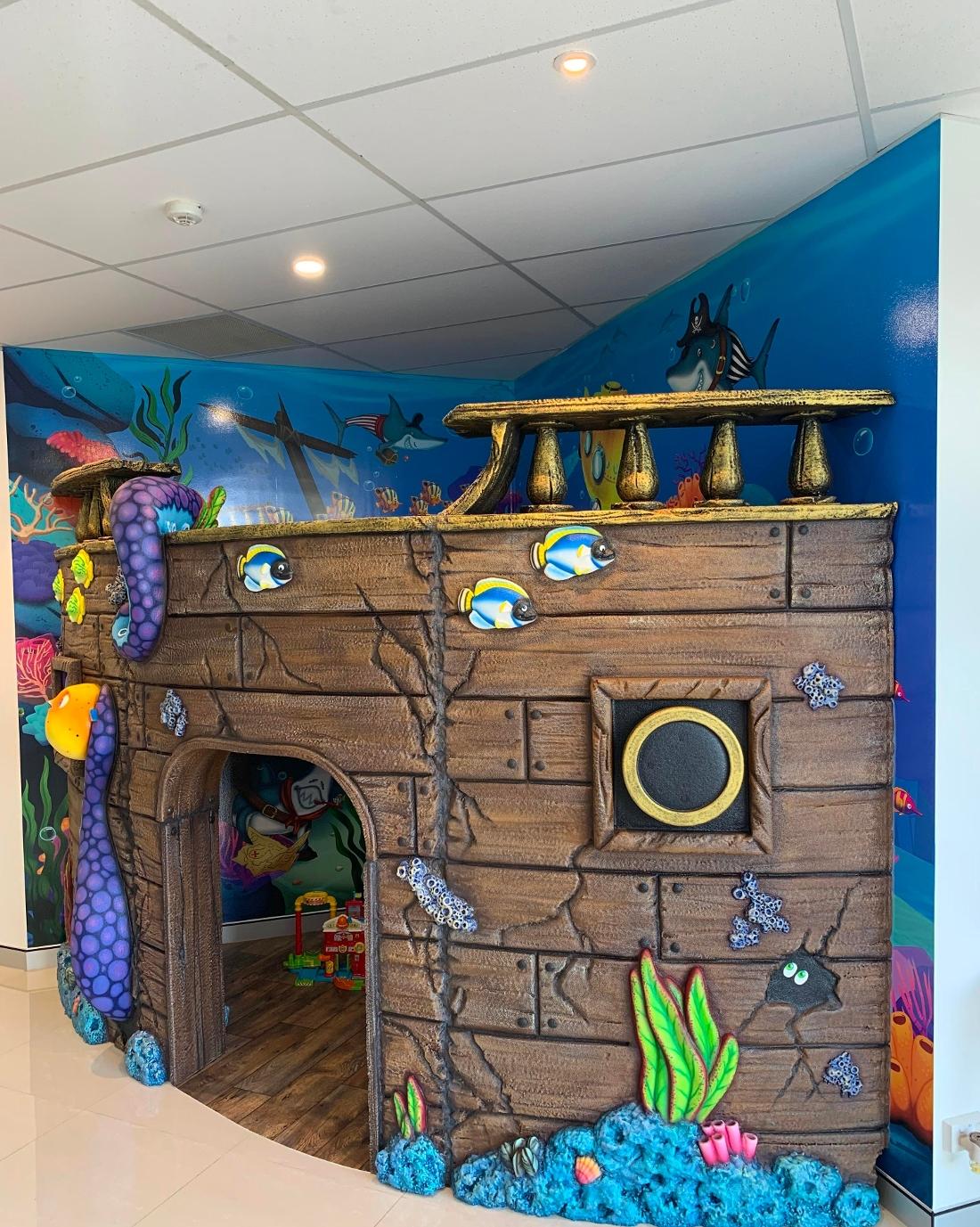 Kids play area Image of kids play area outside reception